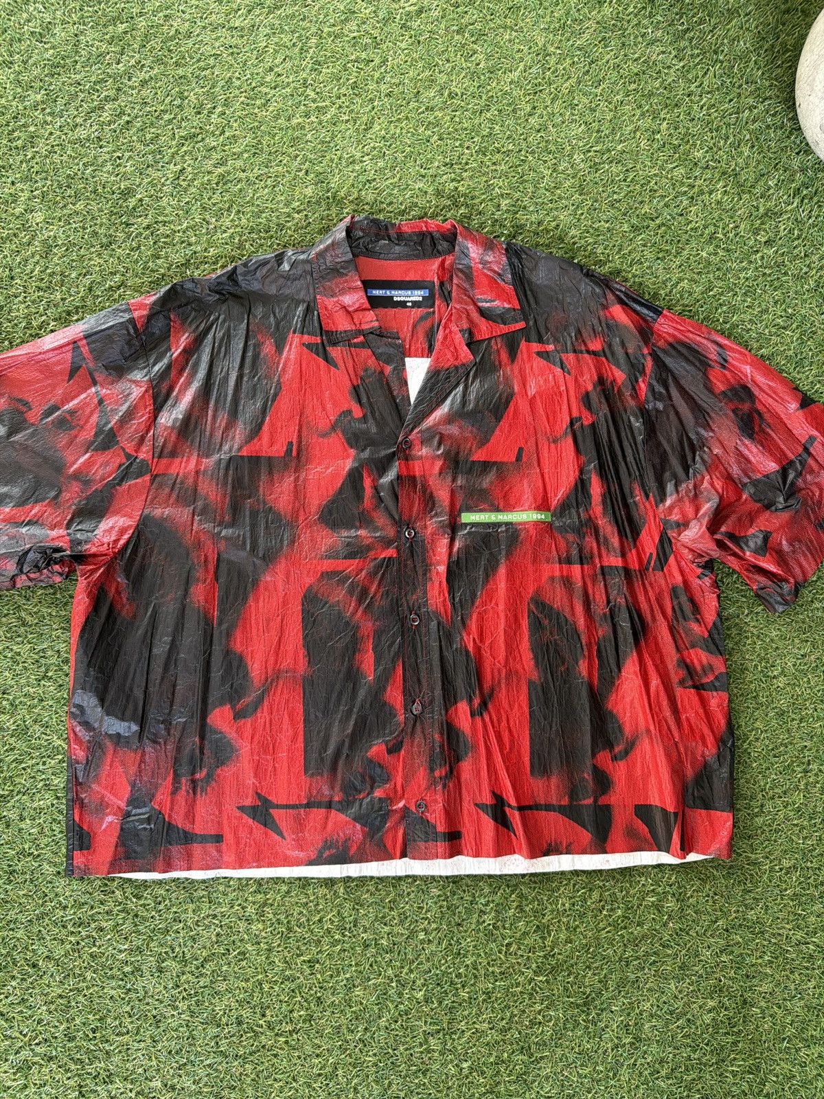 Dsquared2 & "Mert & Marcus 1994" Button Down Short Shirt