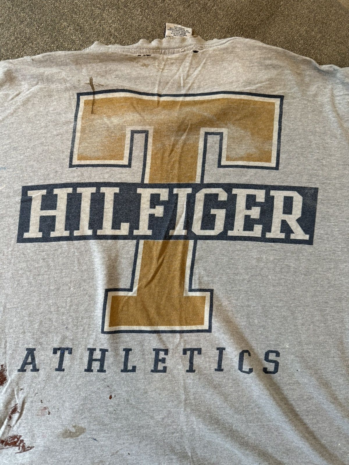 Tommy Hilfiger Vtg Tommy Hilfiger Athletics Short Sleeve T Shirt Size US XL / EU 56 / 4 - 2 Thumbnail