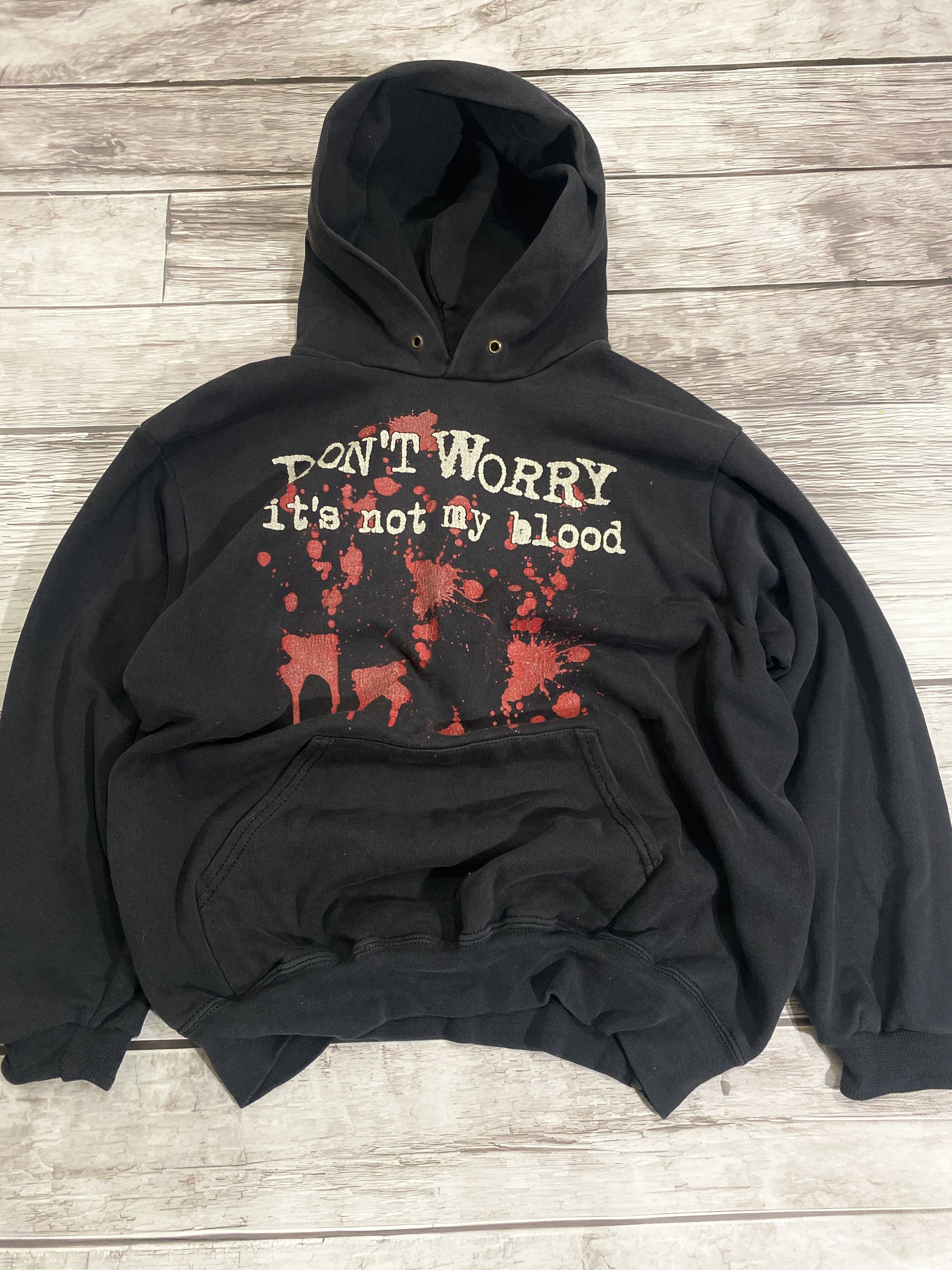 Vintage Dont worry its not my blood Nike Big Logo Style 90s