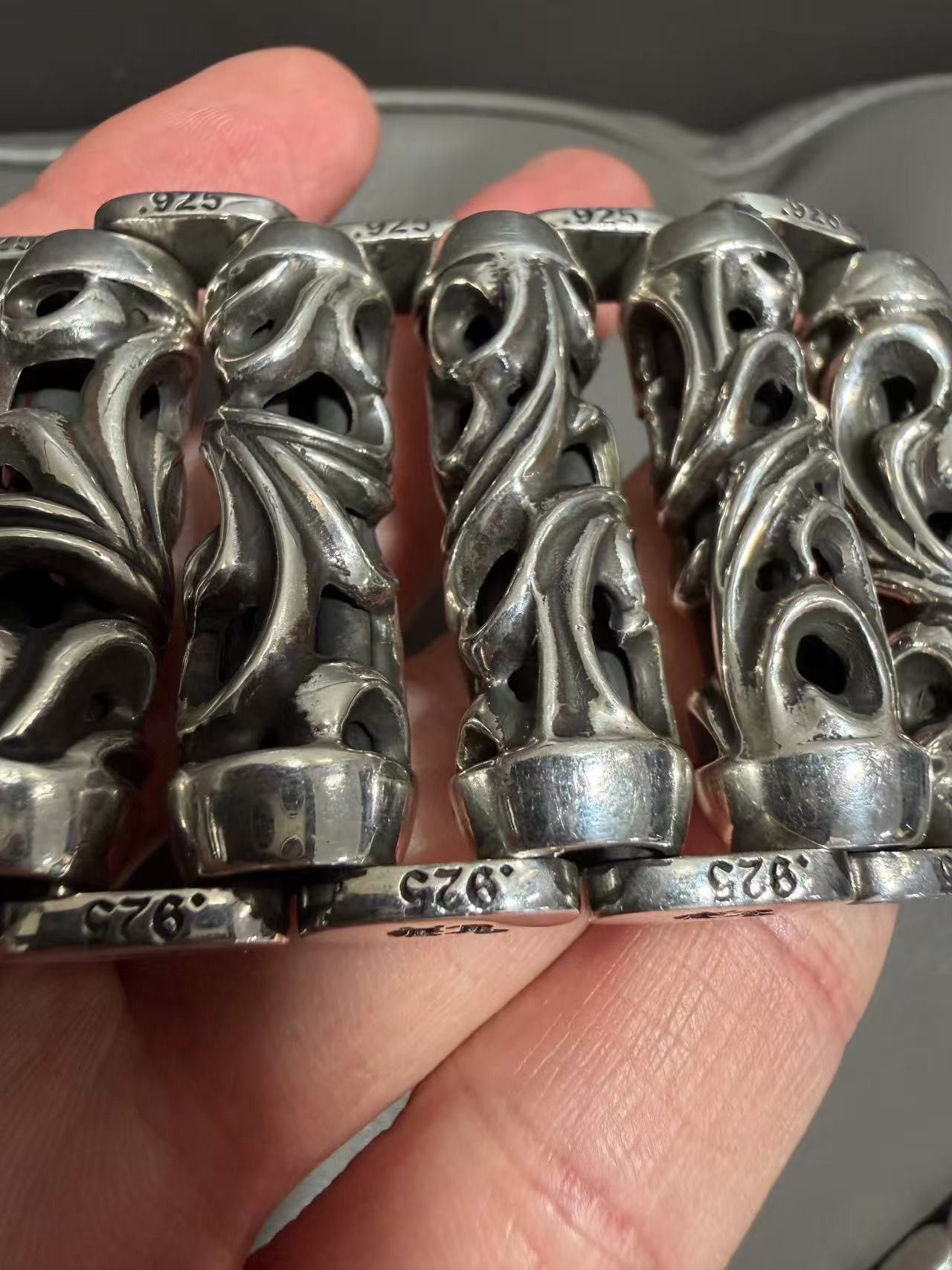 Chrome Hearts Chrome Hearts Roller Belt Size 32 - 7 Thumbnail