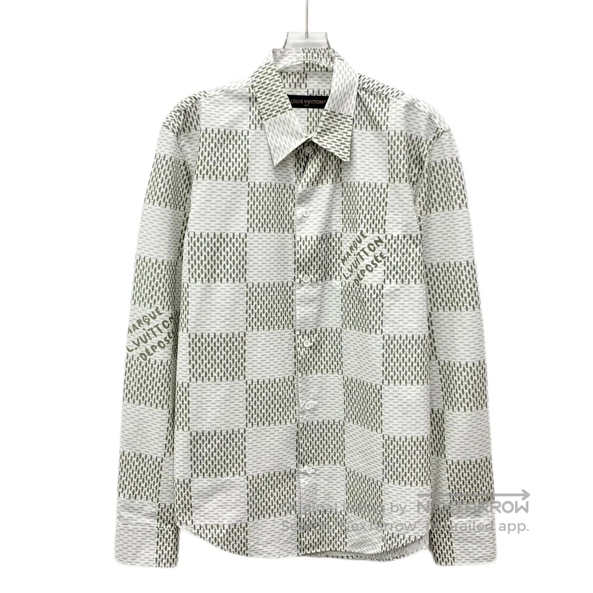 Louis Vuitton Louis Vuitton Contrast color checkerboard cotton lapel sin Size US XL / EU 56 / 4 - 1 Thumbnail