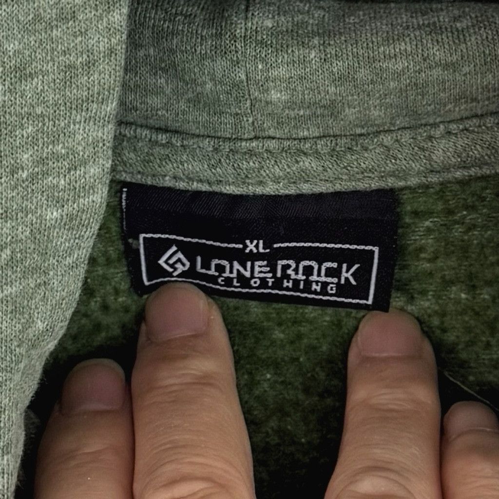 Other LONE ROCK CLOTHING Women Mute Green OUTER BANKS Hoodie XL Size XL / US 12-14 / IT 48-50 - 5 Thumbnail