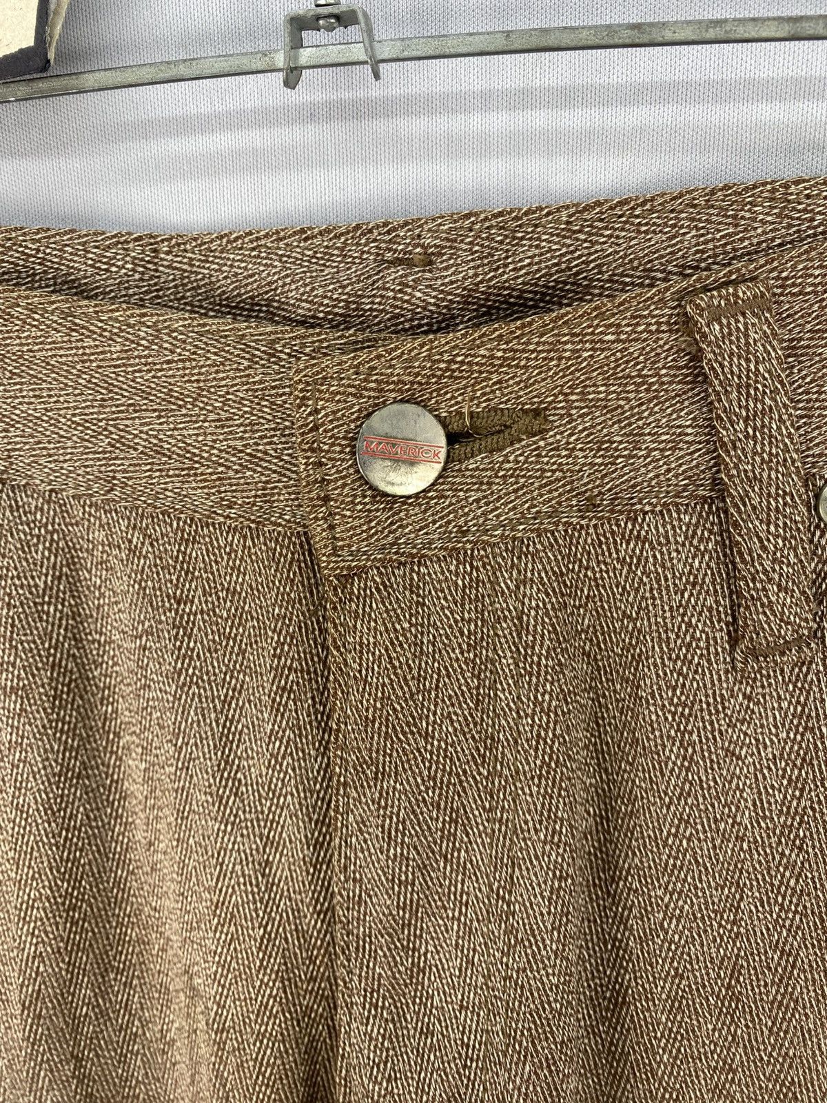 Japanese Brand Vintage 90’s Maverick Herringbone Twill Casual Pants Size US 31 - 9 Thumbnail