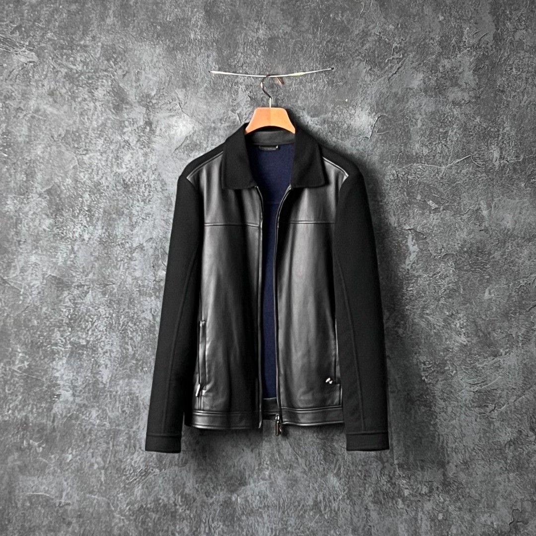 Stefano Ricci Stefano Ricci Patchwork Gray Leather Jacket m Men Size US M / EU 48-50 / 2 - 1 Thumbnail