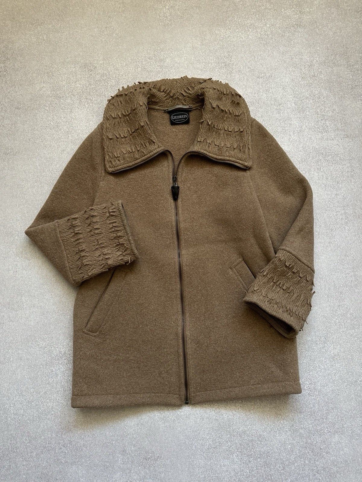 GIESSWEIN Vintage Giesswein Austria Coat Jacket Womens Beige Lana Wool Size S / US 4 / IT 40 - 2 Thumbnail