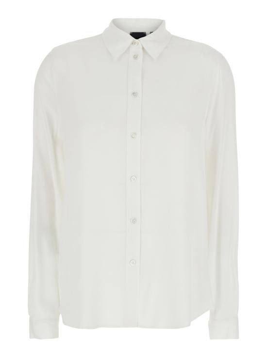 Pinko PINKO Women Shirts 104011A207Z00 White Size M / US 6-8 / IT 42-44 - 1 Thumbnail