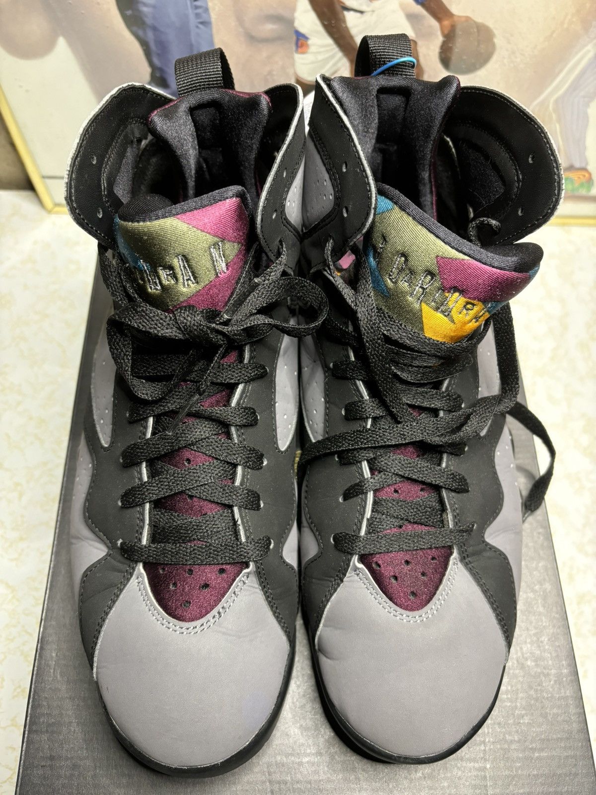 Jordan Brand Air Jordan 7 Retro 2015 Bordeaux 2015 Size US 10 / EU 43 - 2 Thumbnail