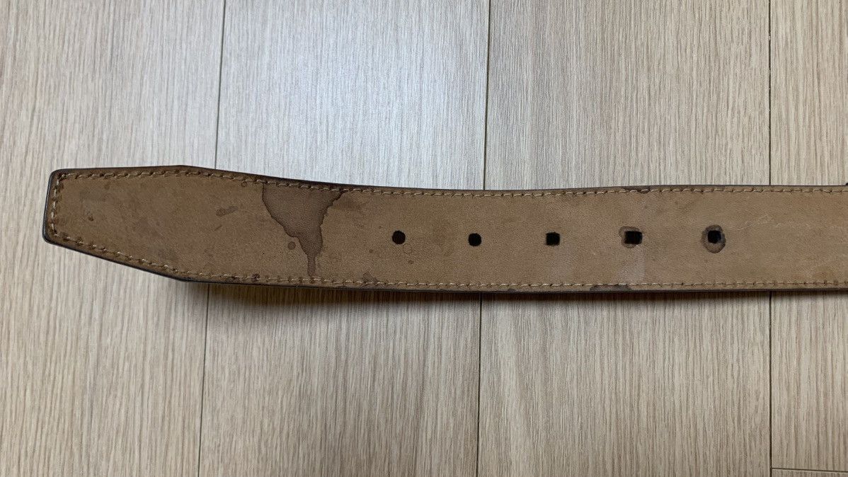 Dolce & Gabbana Dolce & Gabbana FW 2007 Silver Brushed Runway Belt Size 28 - 12 Thumbnail