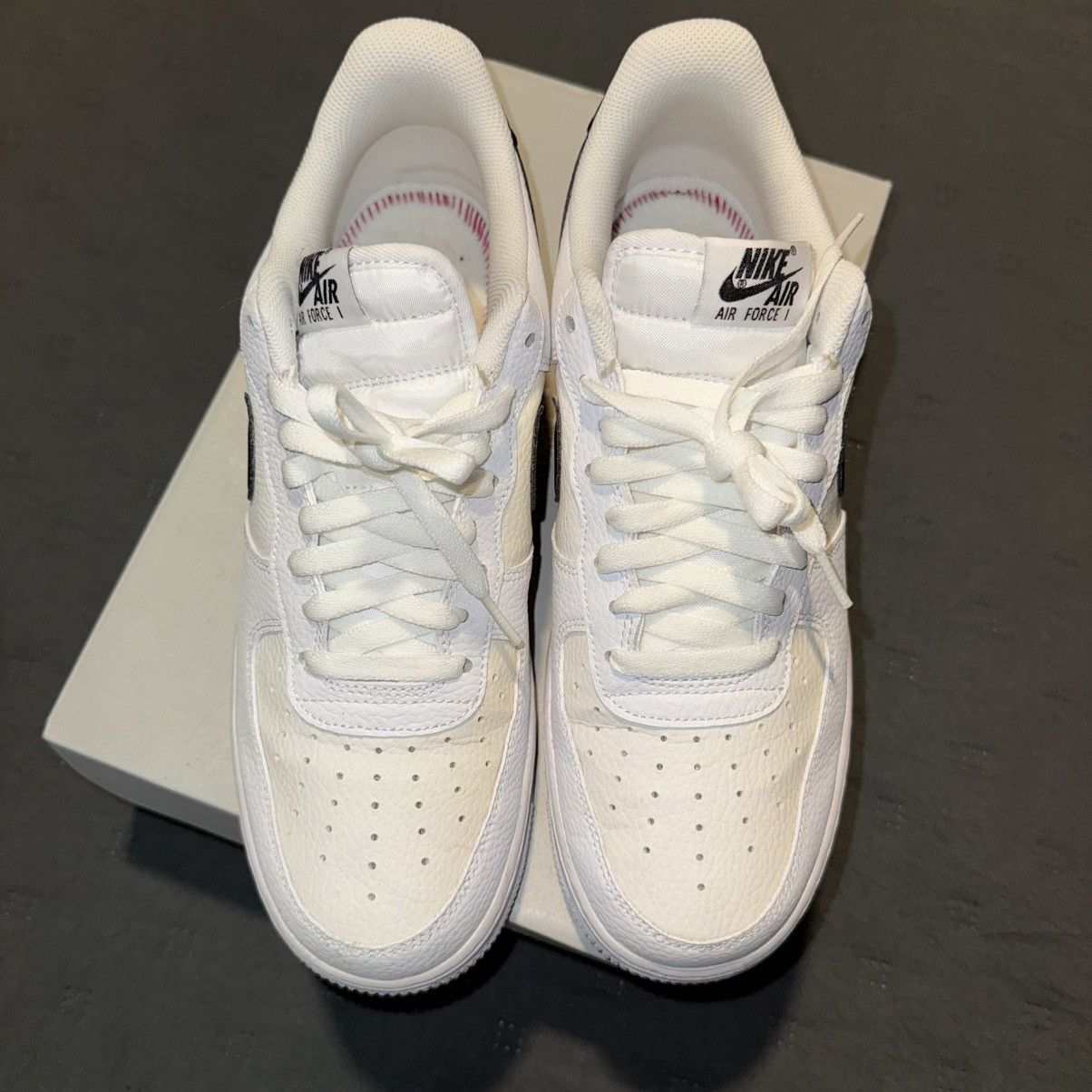 Nike Nike AIR FORCE 1 '07 White Black Size US 11 / EU 44 - 9 Thumbnail