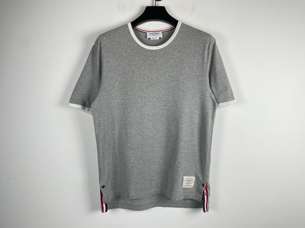 Thom Browne Thom Browne Logo Patch Short-Sleeves Tee Size US M / EU 48-50 / 2 - 5 Thumbnail