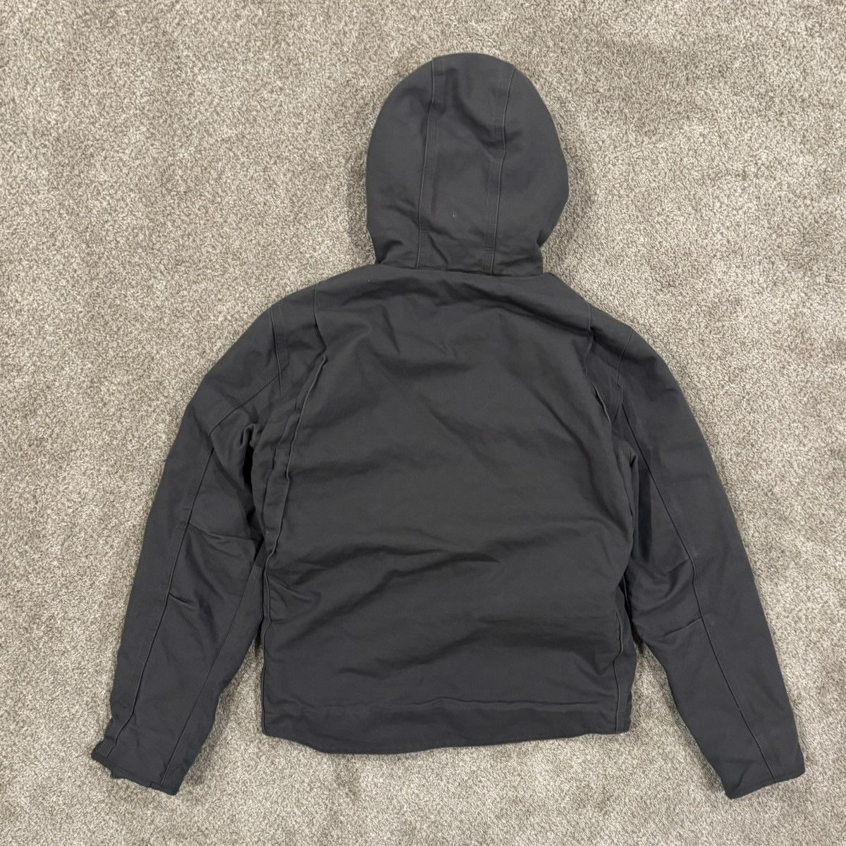 Carhartt Vintage Faded Dark Grey Carhartt Sherpa Hoodie Zip Up Jacket Size US S / EU 44-46 / 1 - 4 Thumbnail