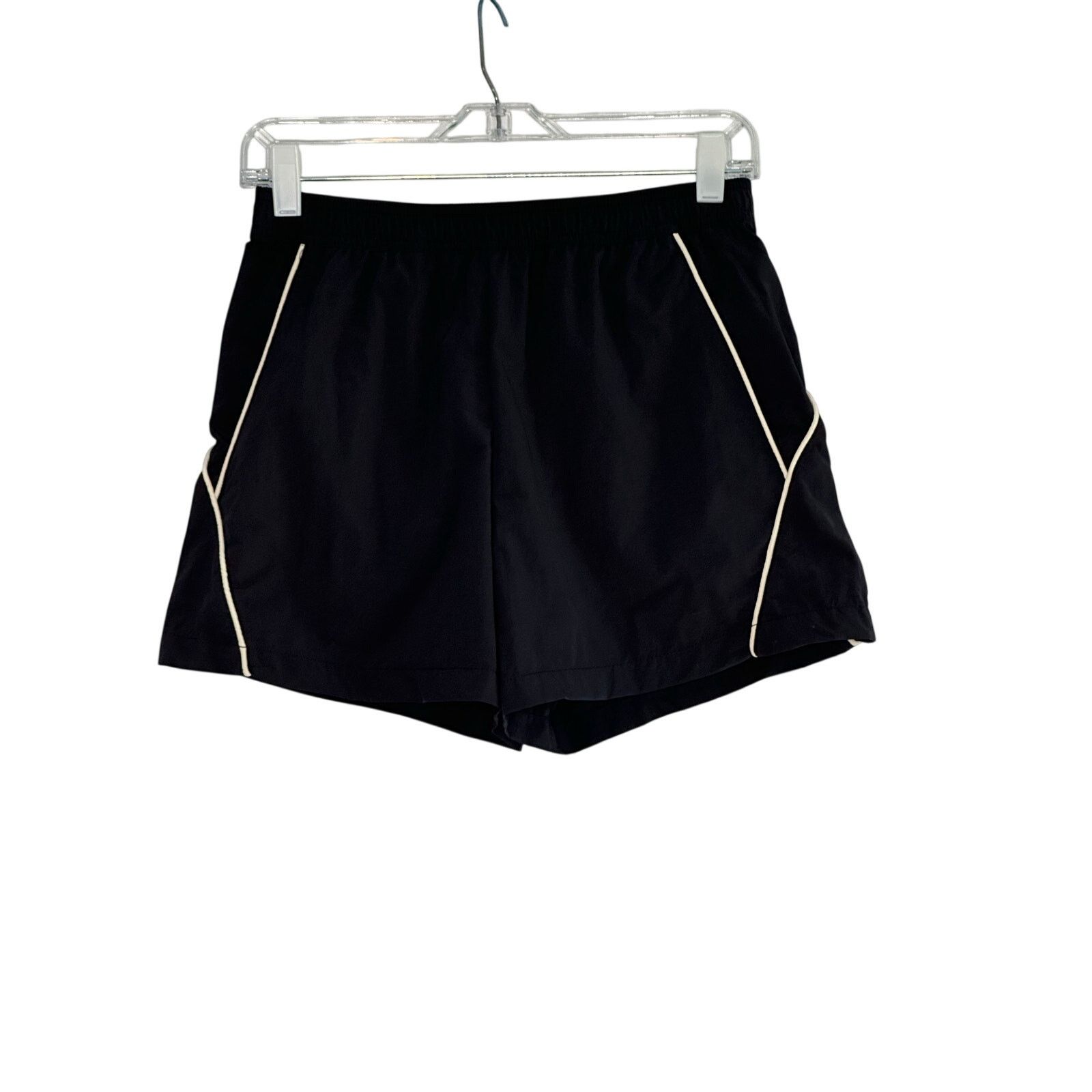 Bdg BDG black white trim pull on athletic shorts size small Size 30" / US 8 / IT 44 - 10 Thumbnail