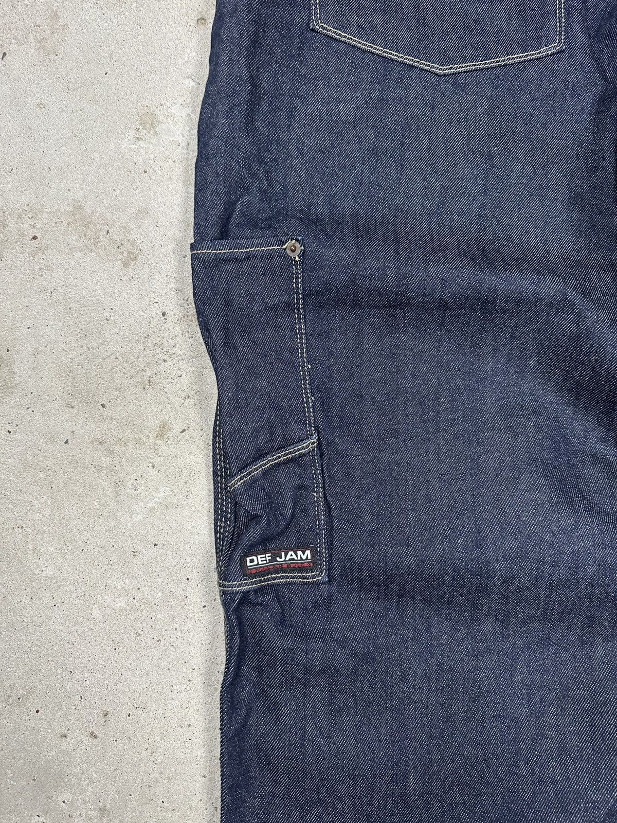 JNCO × Vintage Vintage Y2K Def Jam University Baggy Carpenter Denim Pants Size US 38 / EU 54 - 5 Thumbnail