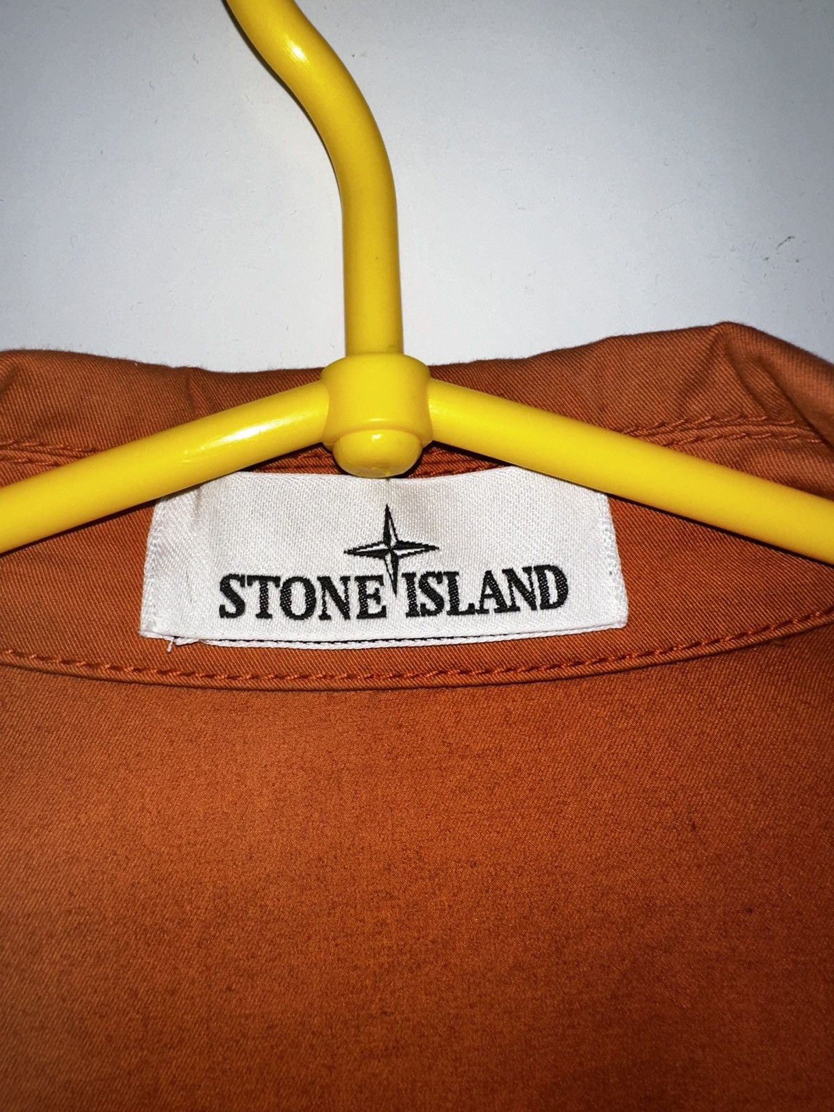 Stone Island Orange overshirt stone island jacket Size US L / EU 52-54 / 3 - 6 Thumbnail