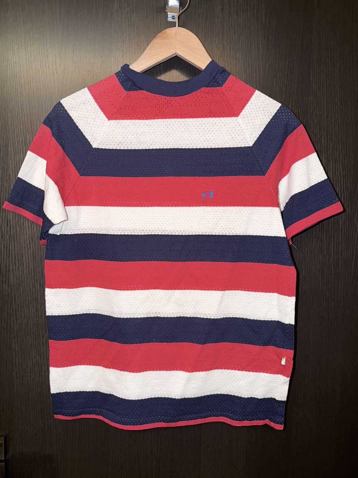 Hang Ten Vintage 70’s Hang Ten Striped Mesh Shirt Size US M / EU 48-50 / 2 - 1 Thumbnail