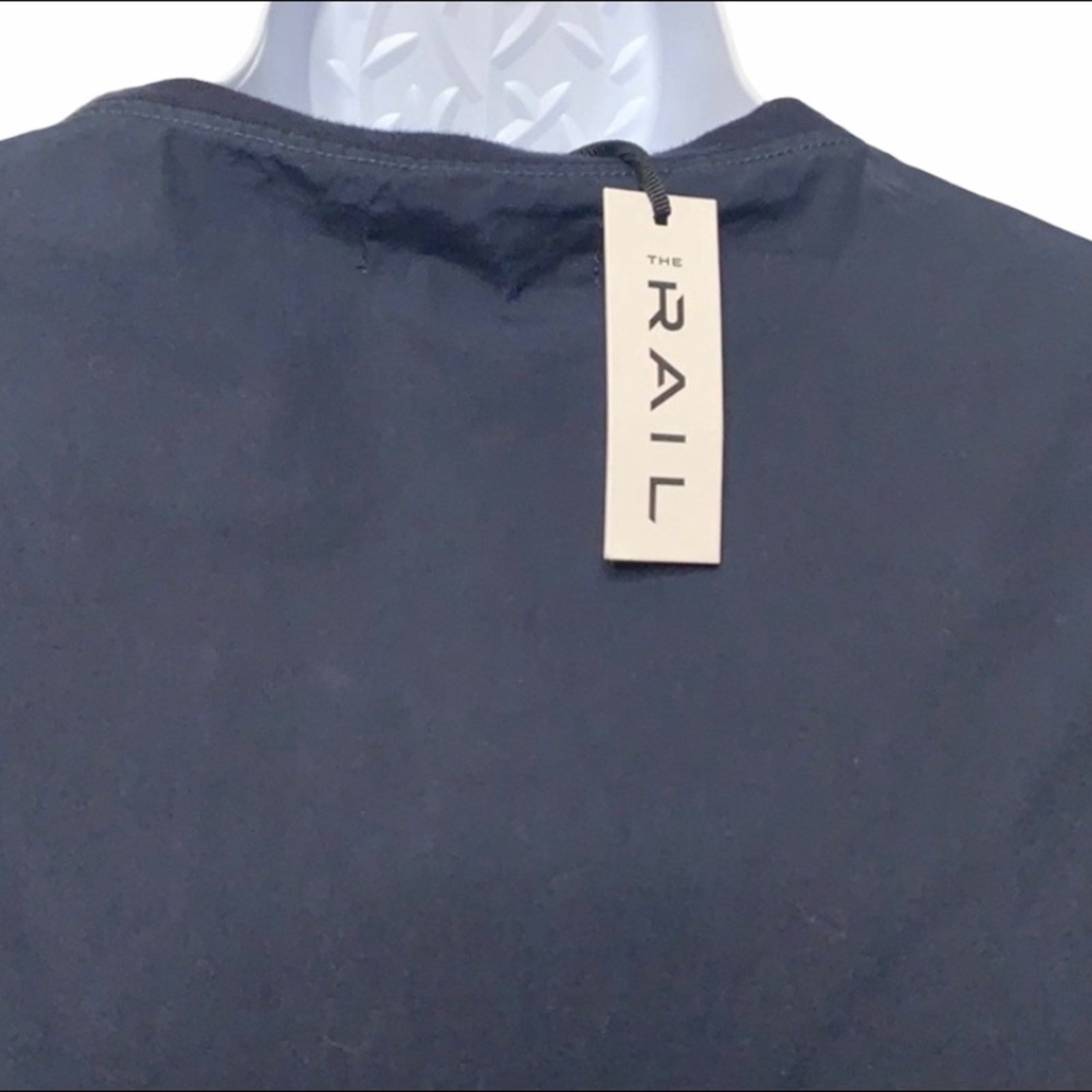 The Rail The Rail Navy Blue Cotton Short Sleeve T-Shirt Medium Mens Size US M / EU 48-50 / 2 - 7 Thumbnail