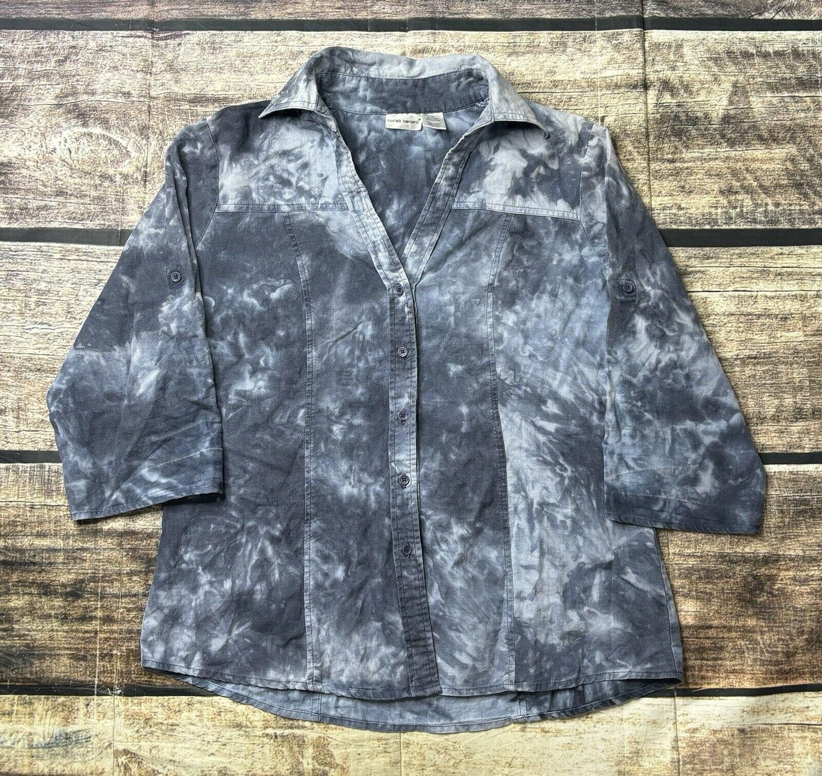 Harve Benard Harve Benard Top Women's Large Linen Cotton Button Up Size L / US 10 / IT 46 - 1 Thumbnail