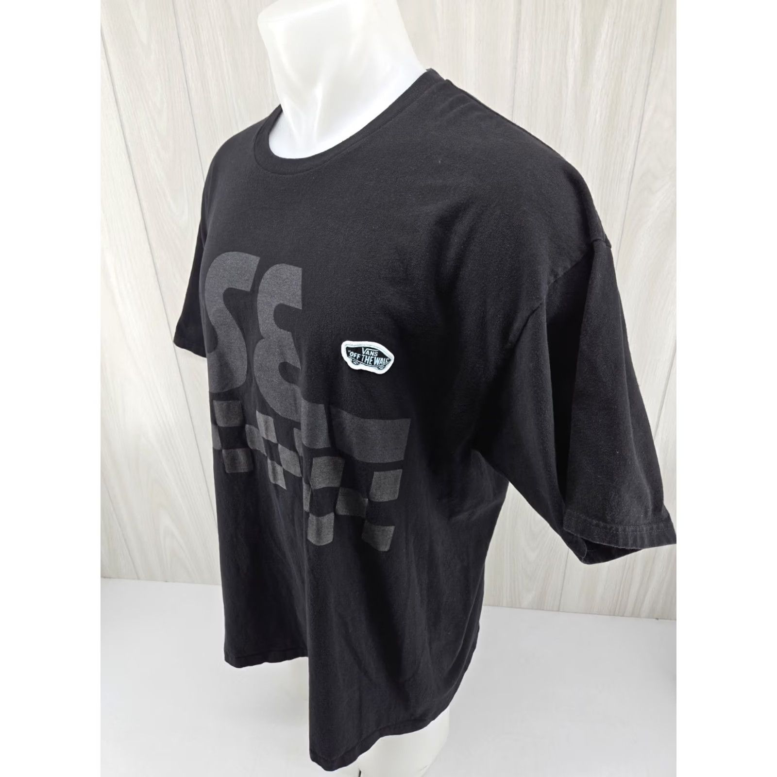 Vans Vans T-Shirt Men 2XL Black Cotton Classic Fit SE Off The Wall Logo Short Sleeve Crew Neck Size US XXL / EU 58 / 5 - 4 Thumbnail