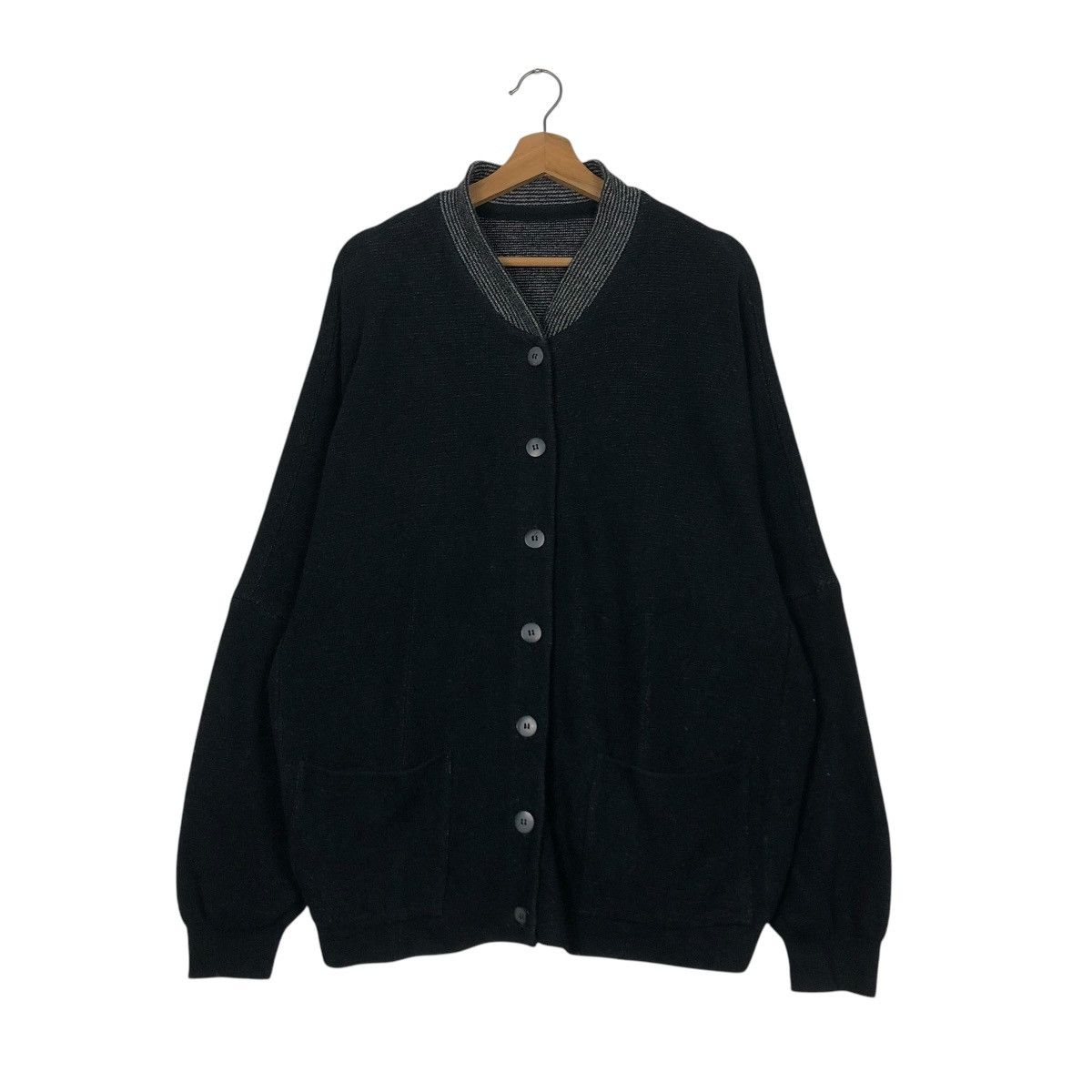 Japanese Brand 🔥VINTAGE BOMBER JACKET LE INDIGO PUR ISSEY MIYAKE Size US M / EU 48-50 / 2 - 3 Thumbnail