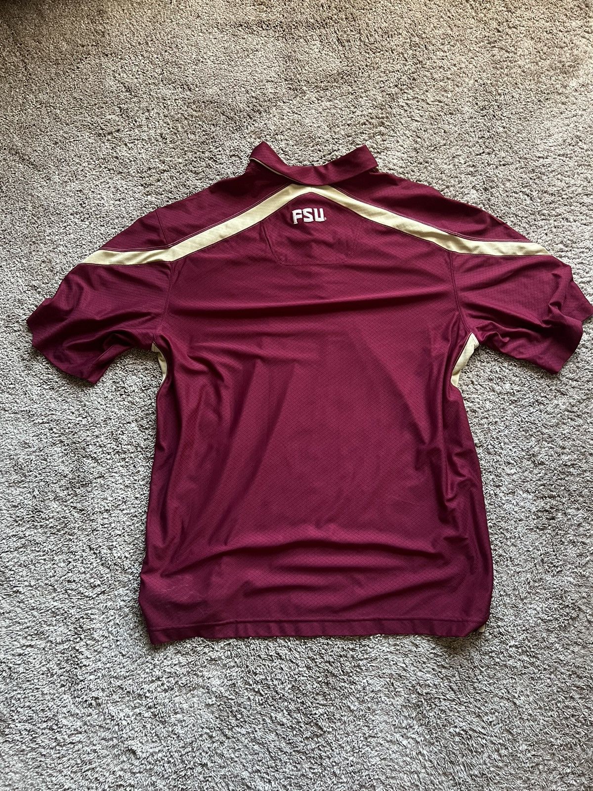Nike Nike Vintage Florida State Seminoles (FSU) Athletic Polo Size US XL / EU 56 / 4 - 2 Thumbnail