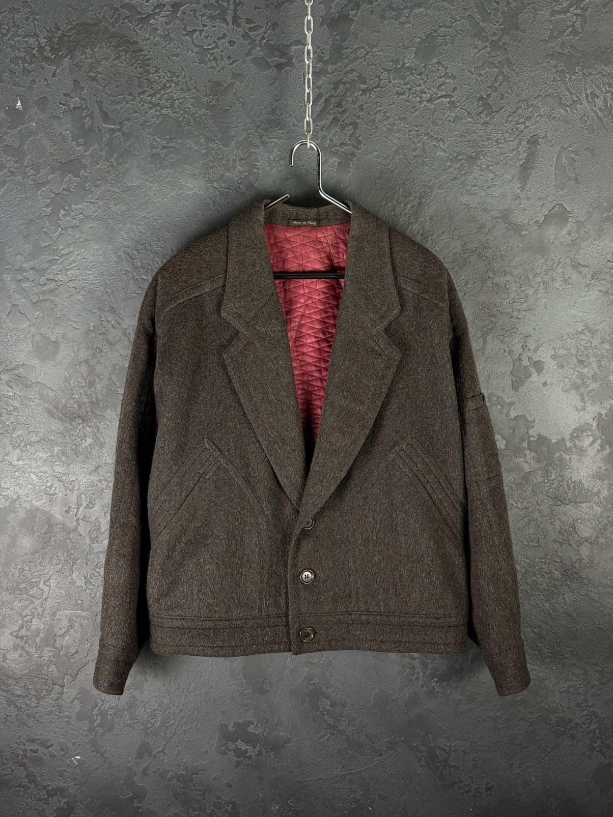 Pal Zileri Pal Zileri Vitnage Wool Mohair Italy Designer Bomber Jacket Size US M / EU 48-50 / 2 - 1 Thumbnail