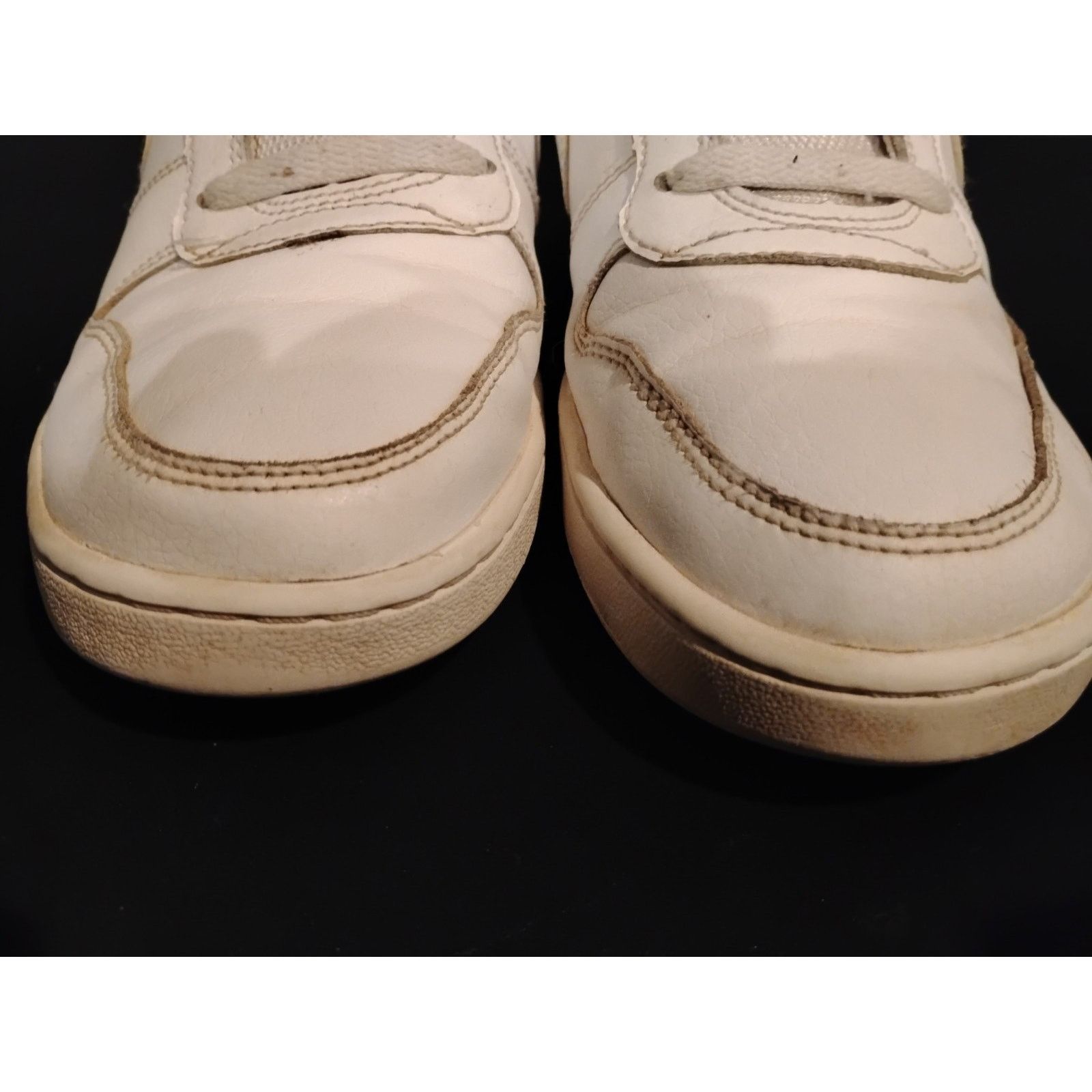 Nike (8) Nike Ebernon White Leather Low Cut Sneakers Size US 8 / IT 38 - 8 Thumbnail