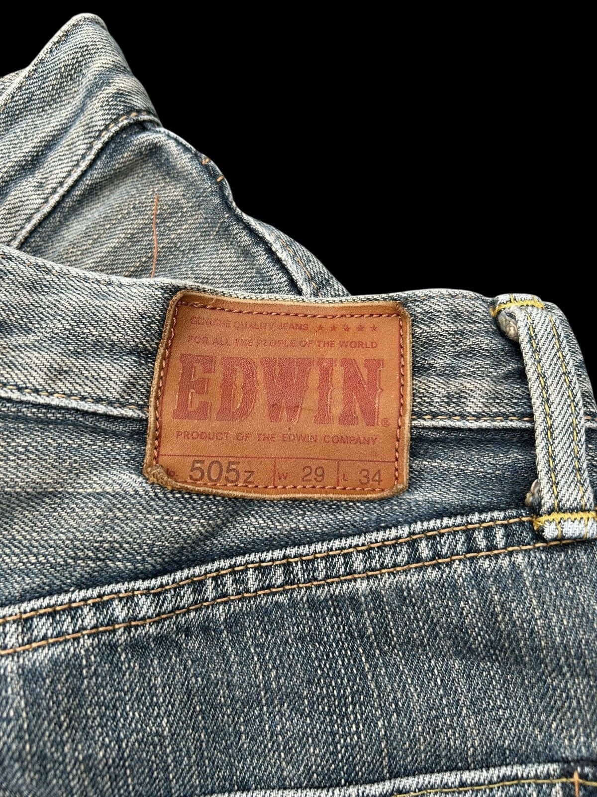 Japanese Brand × Kapital × Vintage Rusty Edwin Selvedge Distressed Denim Jeans Mudwash Size US 29 - 5 Thumbnail