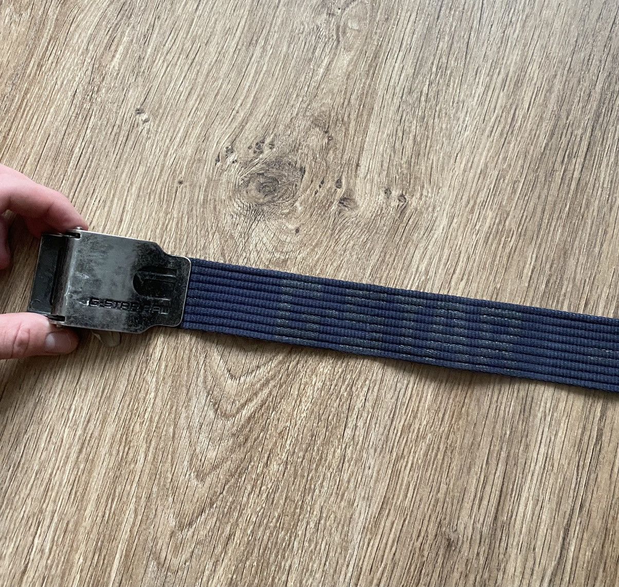 G-Star × Vintage Vintage Y2K G-Star Raw multi Logo Belt metal buckle Size ONE SIZE - 6 Thumbnail