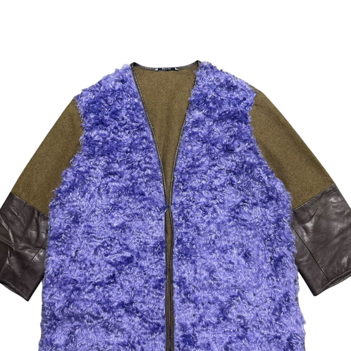 Maison Margiela Luxurios Pieces Maison Margiela Leather Sleeve Coat Size XS / US 0-2 / IT 36-38 - 4 Thumbnail