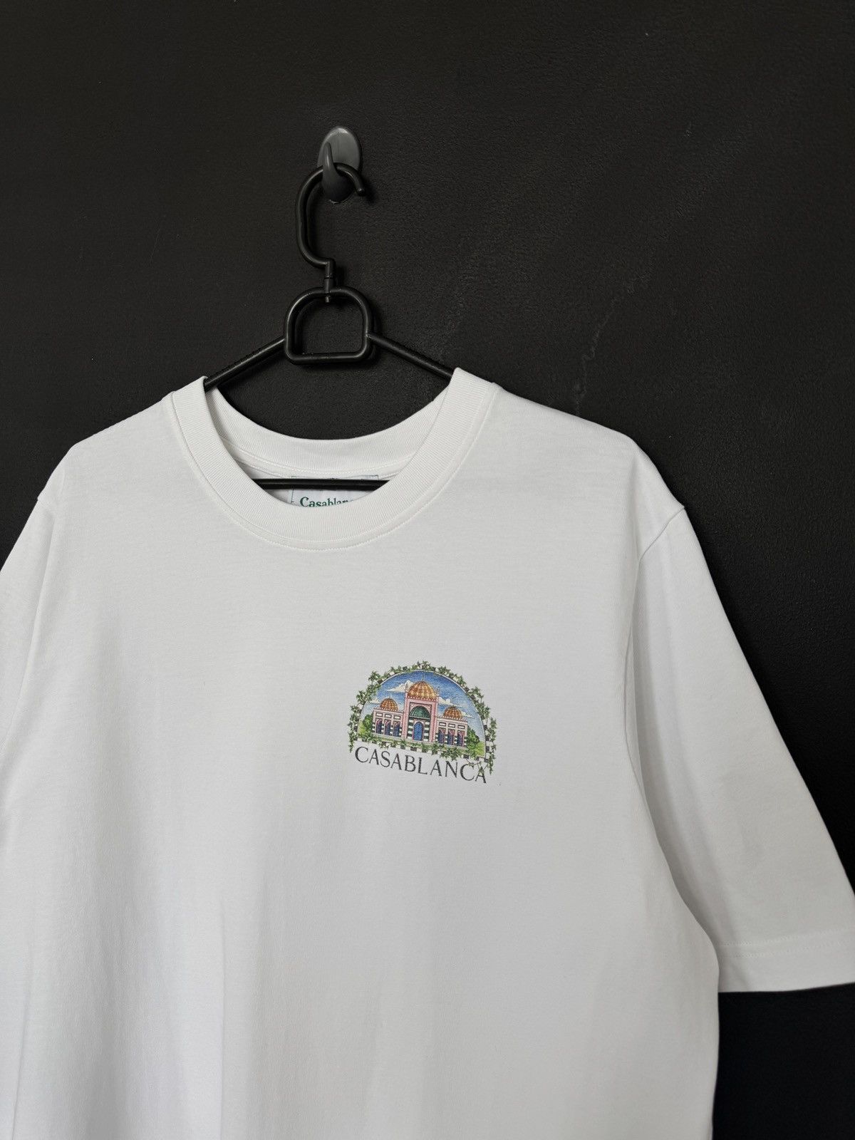 Casablanca Casablanca Vue De Damas T-Shirt White FW23 Size US L / EU 52-54 / 3 - 4 Thumbnail