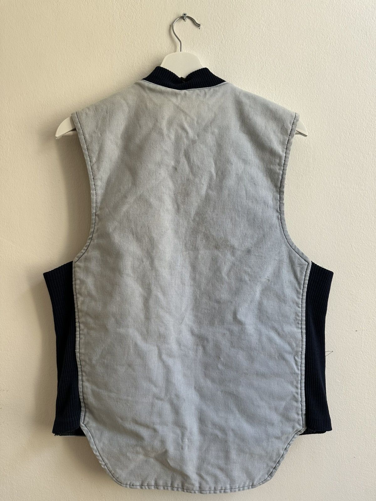 Vintage Tough Duck Made in Canada Faded Baby Blue Unisex Vest Size US S / EU 44-46 / 1 - 7 Thumbnail