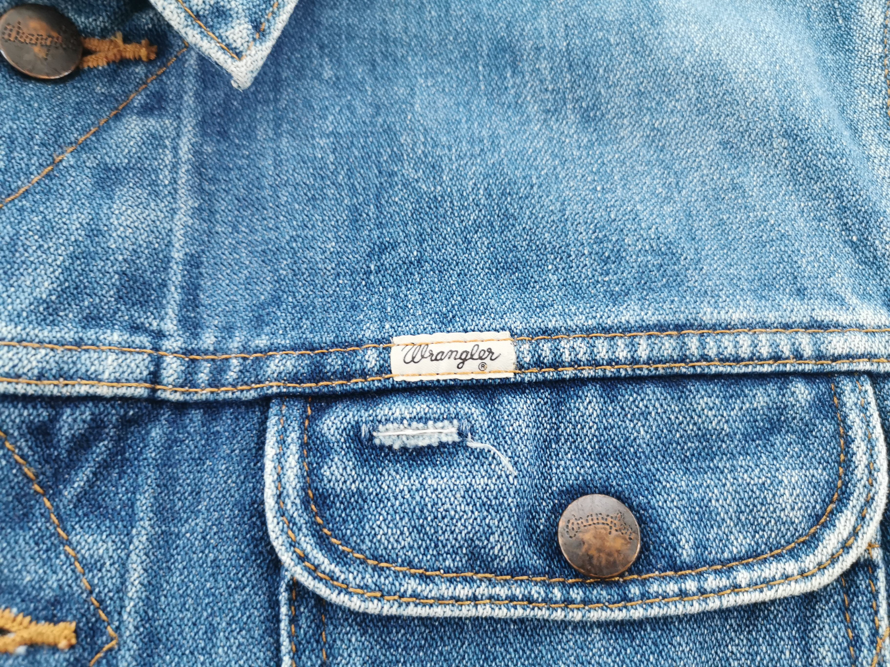 Wrangler Vintage 90's Wrangler Custom Denim Jacket Made In Japan Size US L / EU 52-54 / 3 - 4 Thumbnail