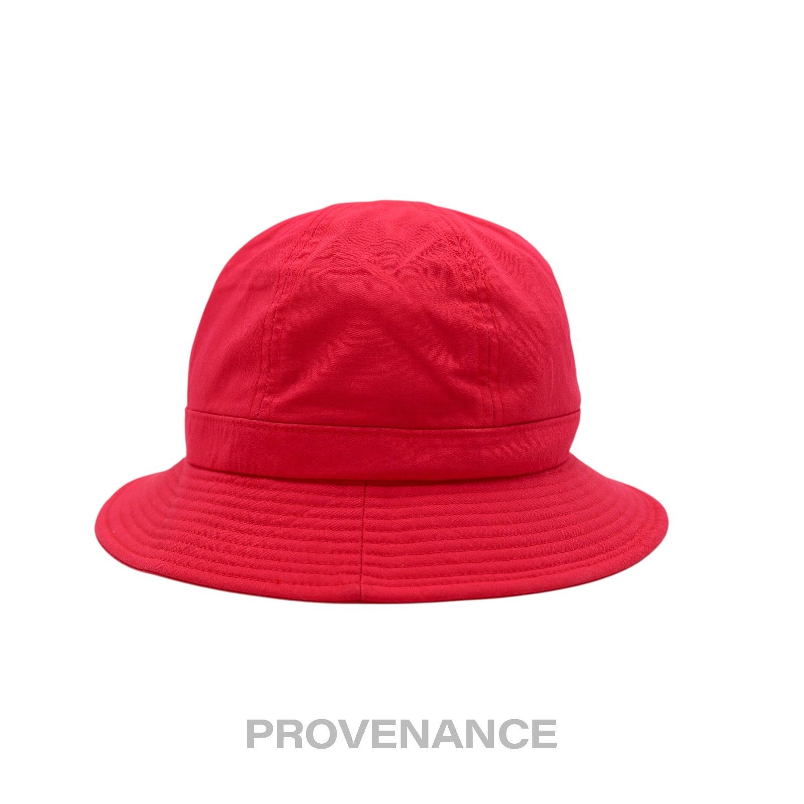 Balenciaga 🔴 Balenciaga BB Logo Embroidered Bucket Hat - Red M Size ONE SIZE - 2 Thumbnail