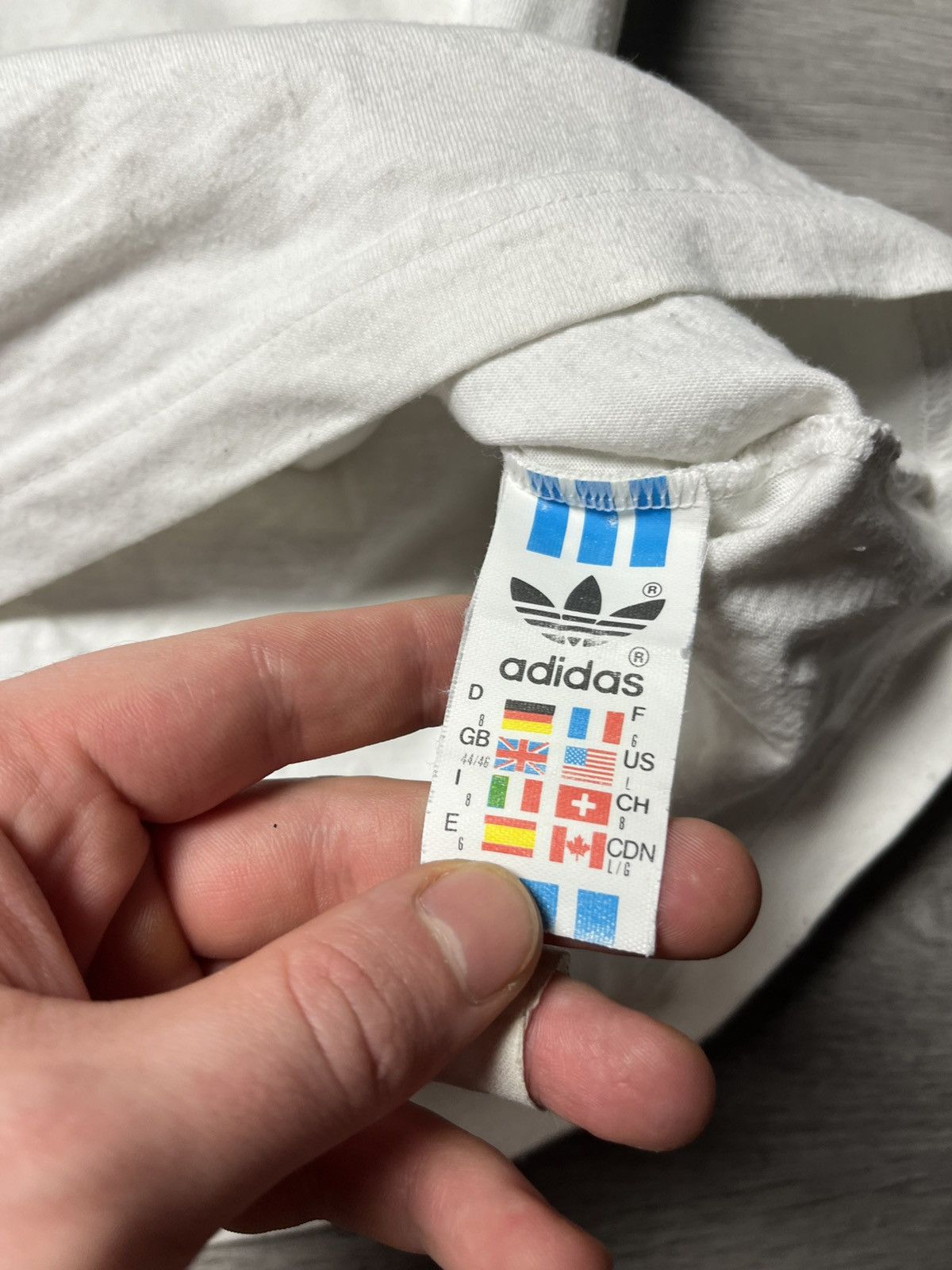 Adidas Vintage Adidas Transformer Logo Line Size Large Size US L / EU 52-54 / 3 - 5 Thumbnail