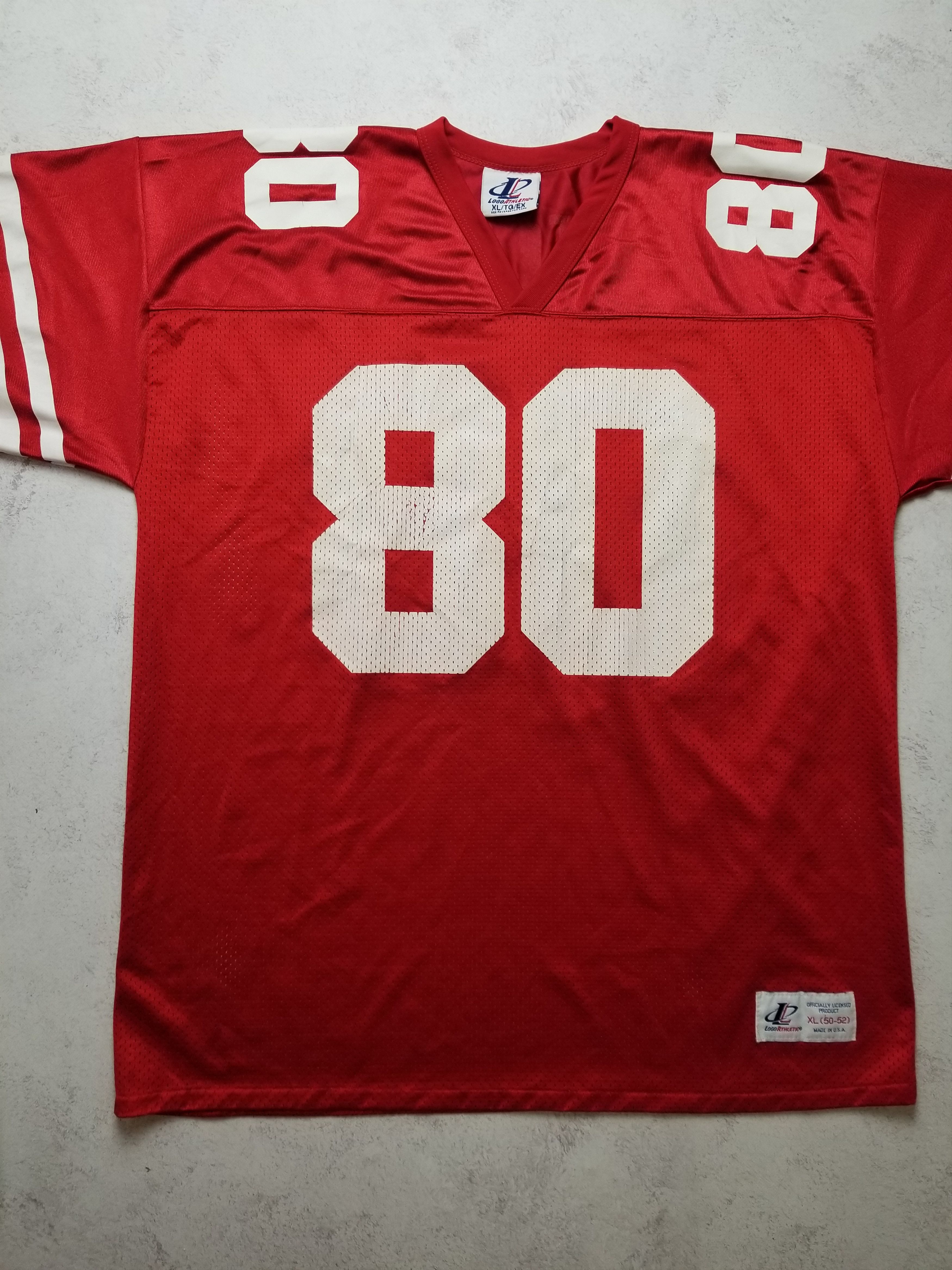 Logo Athletic VTG 80-90s NFL San Francisco 49ers Jerry Rice Jersey Size US XL / EU 56 / 4 - 14 Thumbnail