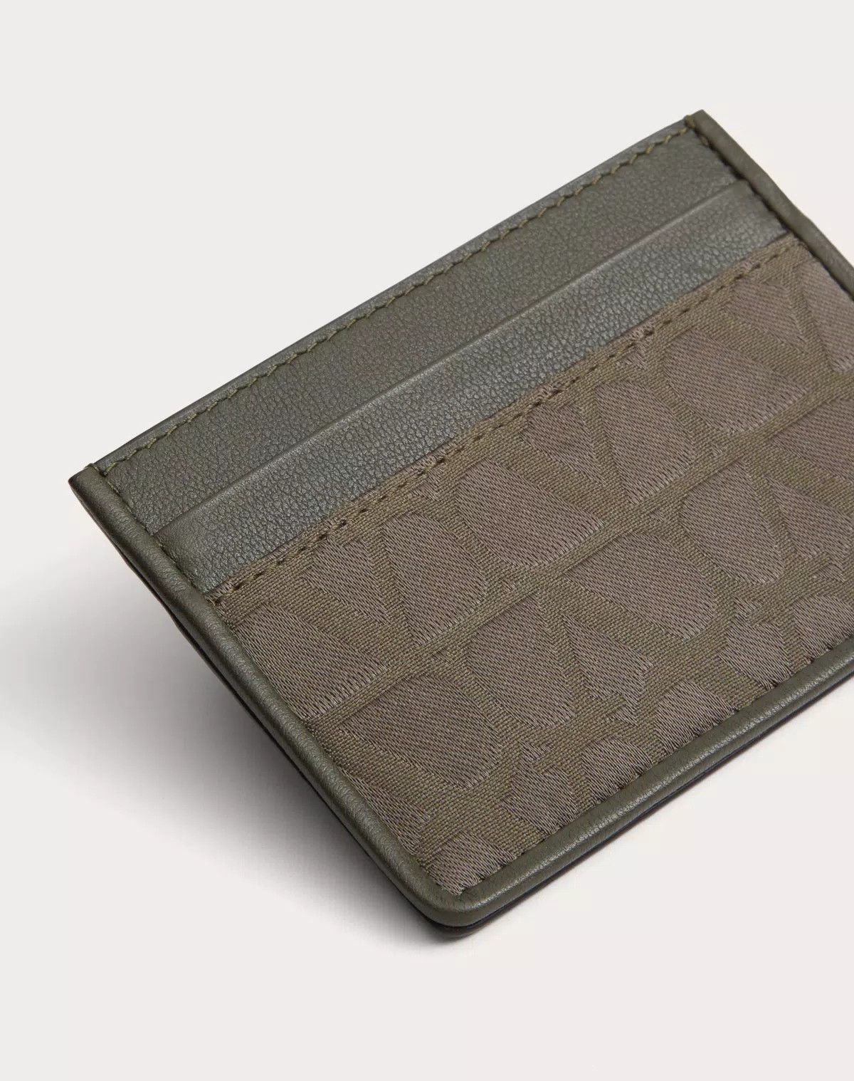 Valentino oc11z0725 Size:OS/ Iconographe Card Holder in Army Green Size ONE SIZE - 2 Thumbnail
