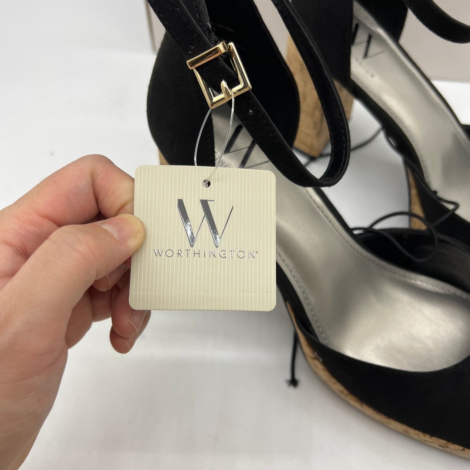 Other Worthington Womens Panama Block Heel Pumps Size US 8.5 / IT 38.5 - 4 Thumbnail