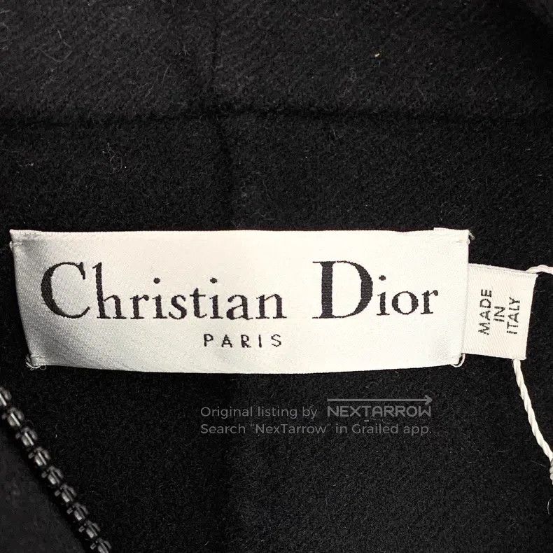 Dior Dior Black woollen hooded long-sleeved coat Size XXS / US 00 / IT 34 - 5 Thumbnail
