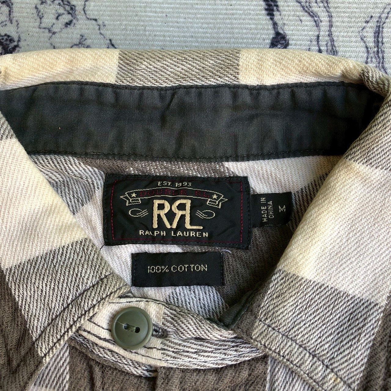 RRL Ralph Lauren RRL Ralph Lauren Plaid Flannel Work Shirt Size US M / EU 48-50 / 2 - 6 Thumbnail