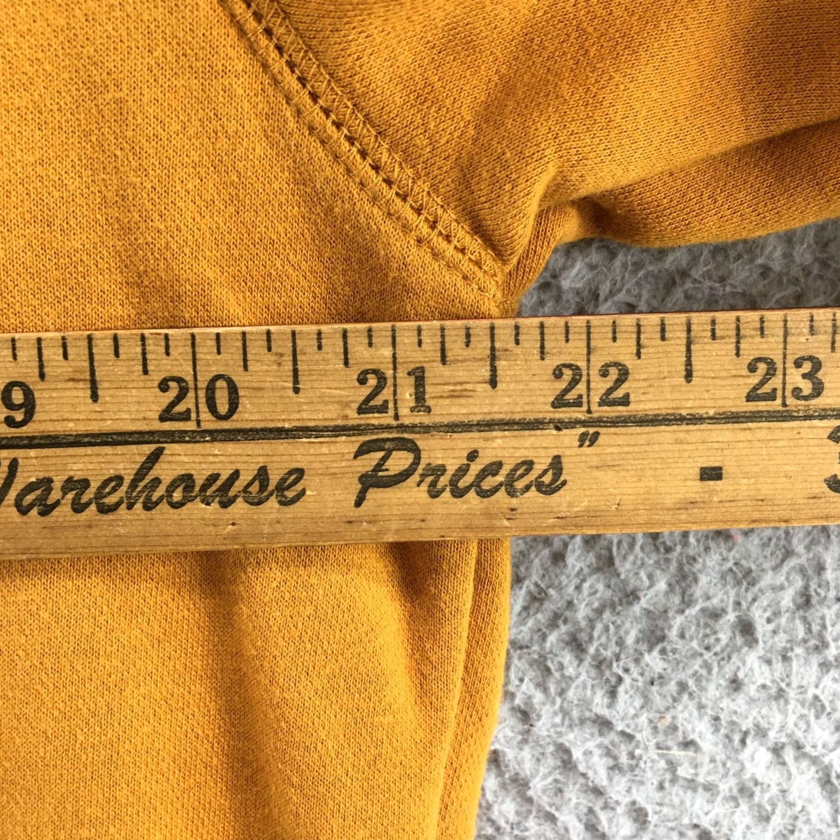 Tommy Hilfiger Tommy Hilfiger Sweatshirt Mens L Crew neck Mustard Yellow Flag Logo Pullover Size US L / EU 52-54 / 3 - 6 Thumbnail