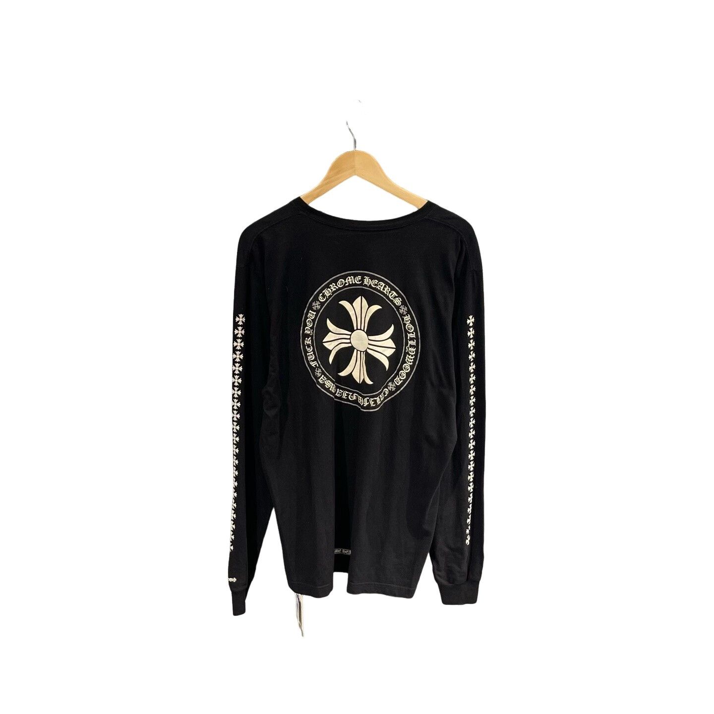 Chrome Hearts Chrome Hearts Cross Logo Long Sleeve T-Shirt XL Size US XL / EU 56 / 4 - 1 Thumbnail