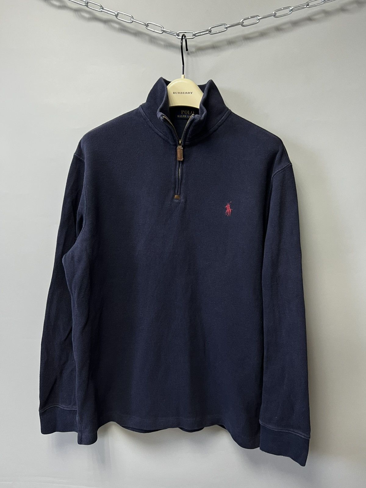 Polo Ralph Lauren × Ralph Lauren Polo Ralph Lauren Vintage 1/4 Zip Sweatshirt Sweater y2k men Size US M / EU 48-50 / 2 - 1 Thumbnail