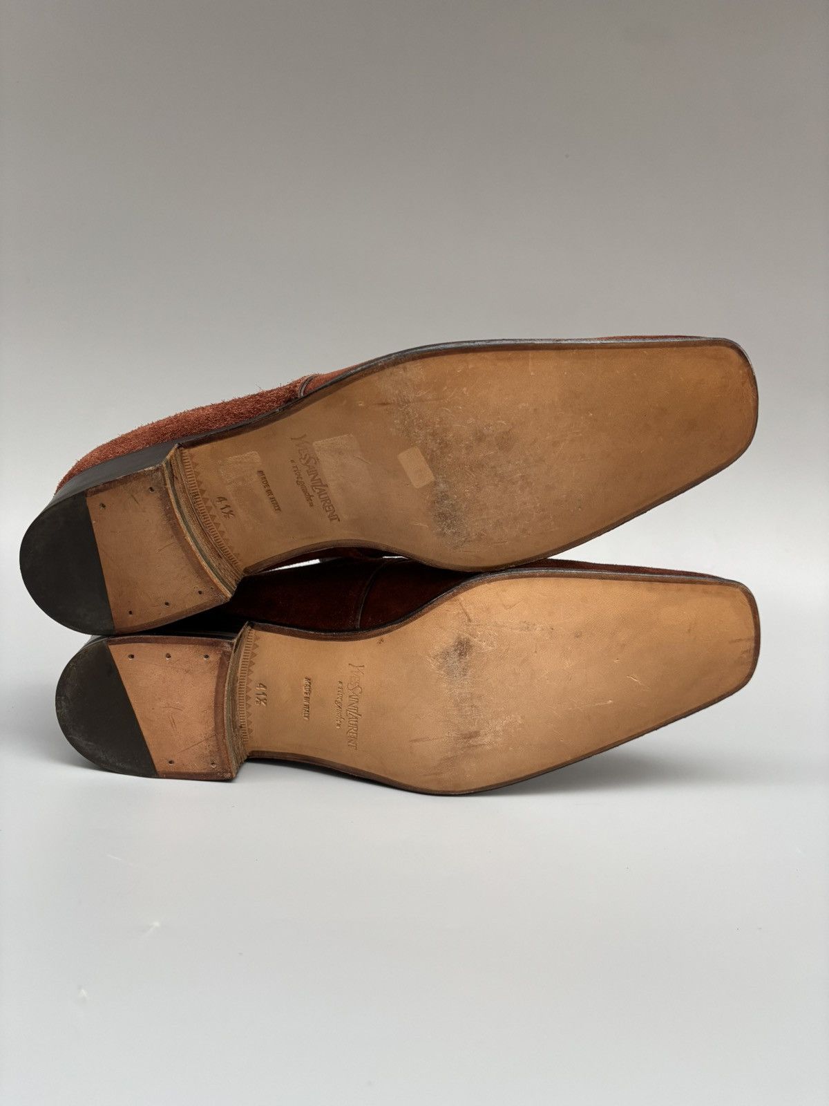 Yves Saint Laurent Yves Saint Laurent- Rive Gauche Tom Ford Era- Suede Loafers Size US 9 / EU 42 - 11 Thumbnail