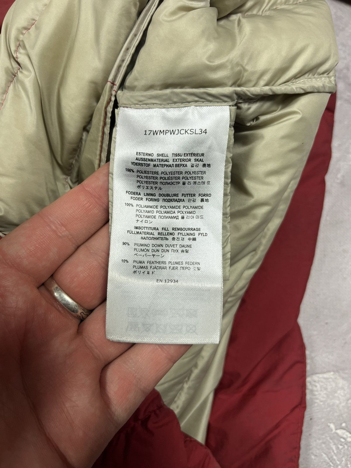 Parajumpers ❤️ Parajumpers Micro Down Super Lightweight Long Jacket Red Size M / US 6-8 / IT 42-44 - 8 Thumbnail