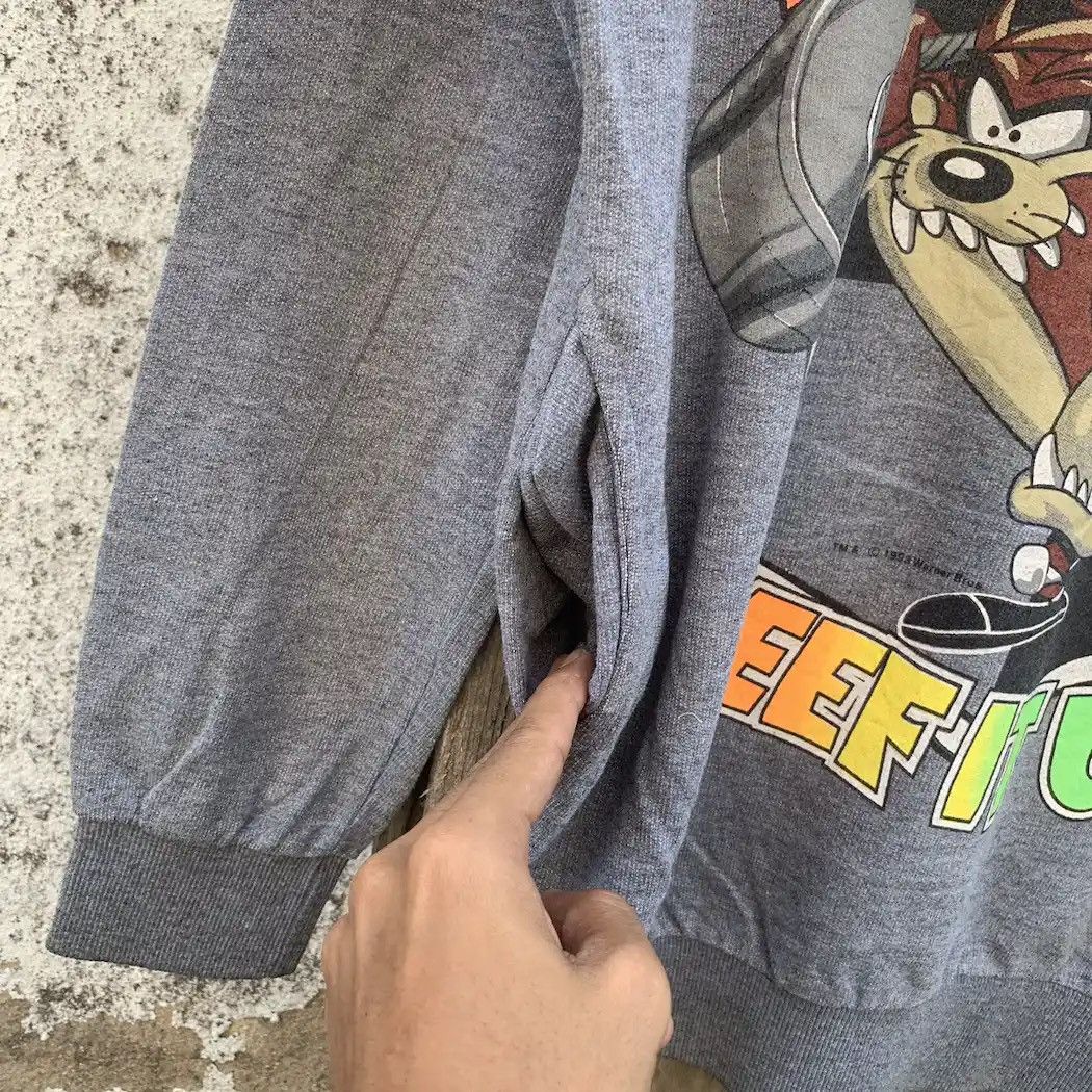 Vintage × Warner Bros 1993’s Vintage Looney Tunes Gym By Warner Bros. Sweater Size US L / EU 52-54 / 3 - 5 Thumbnail