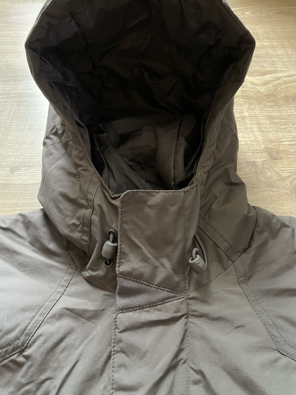 Nike Vintage Nike Swoosh Logo Hooded Puffer Jacket 00s Y2K Size US S / EU 44-46 / 1 - 7 Thumbnail
