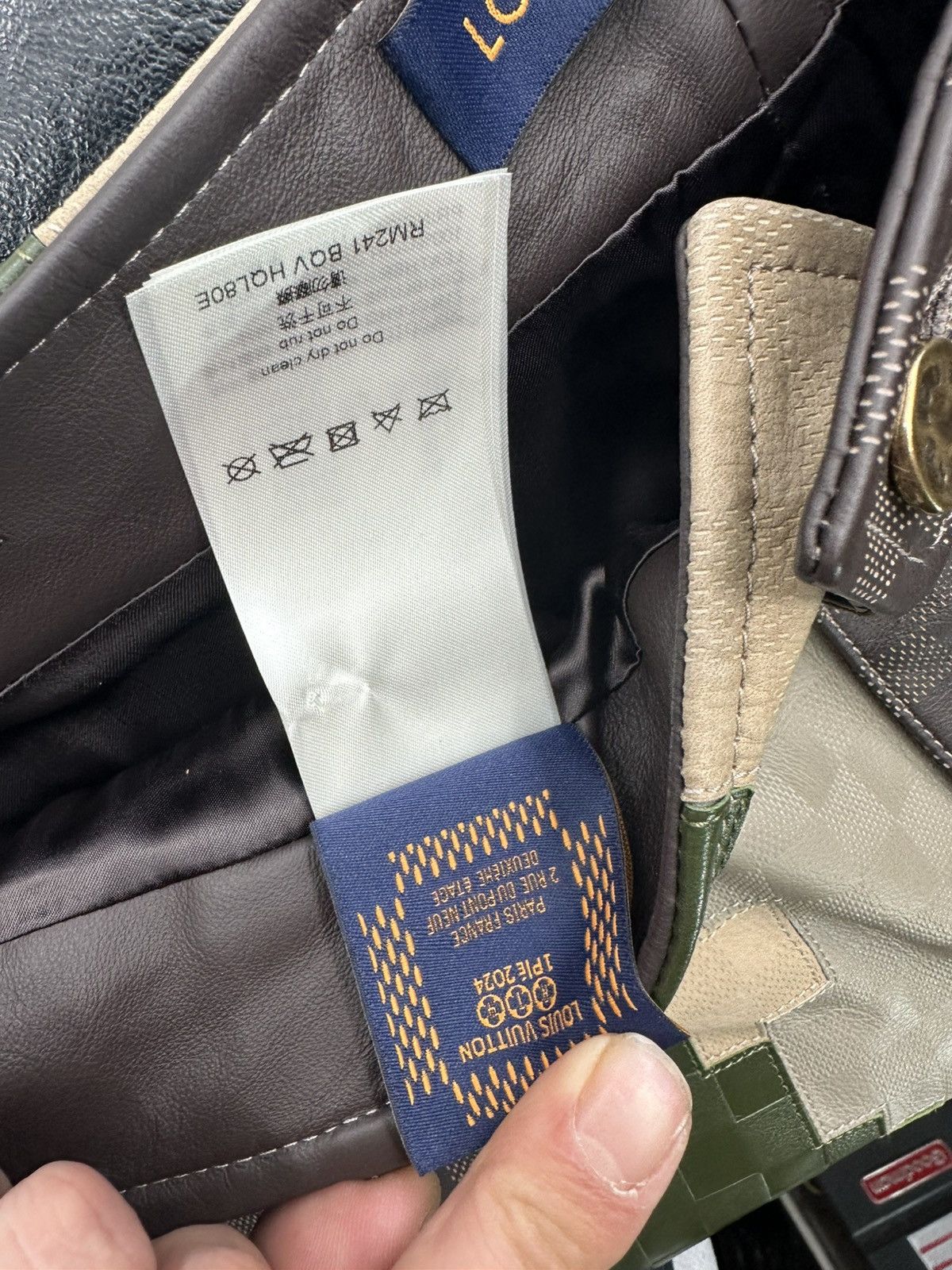 Louis Vuitton Louis Vuitton Damoflage Leather Pants 2024 Size US 38 / EU 54 - 18 Thumbnail