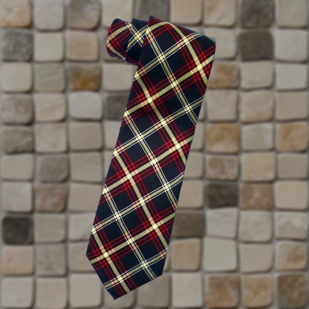 Vintage Men's Bunnahabhain Silk Tie Tartan Hand Made Single Islay Malt Scotch Whisky Shirt/Neckwear? Size ONE SIZE - 1 Thumbnail