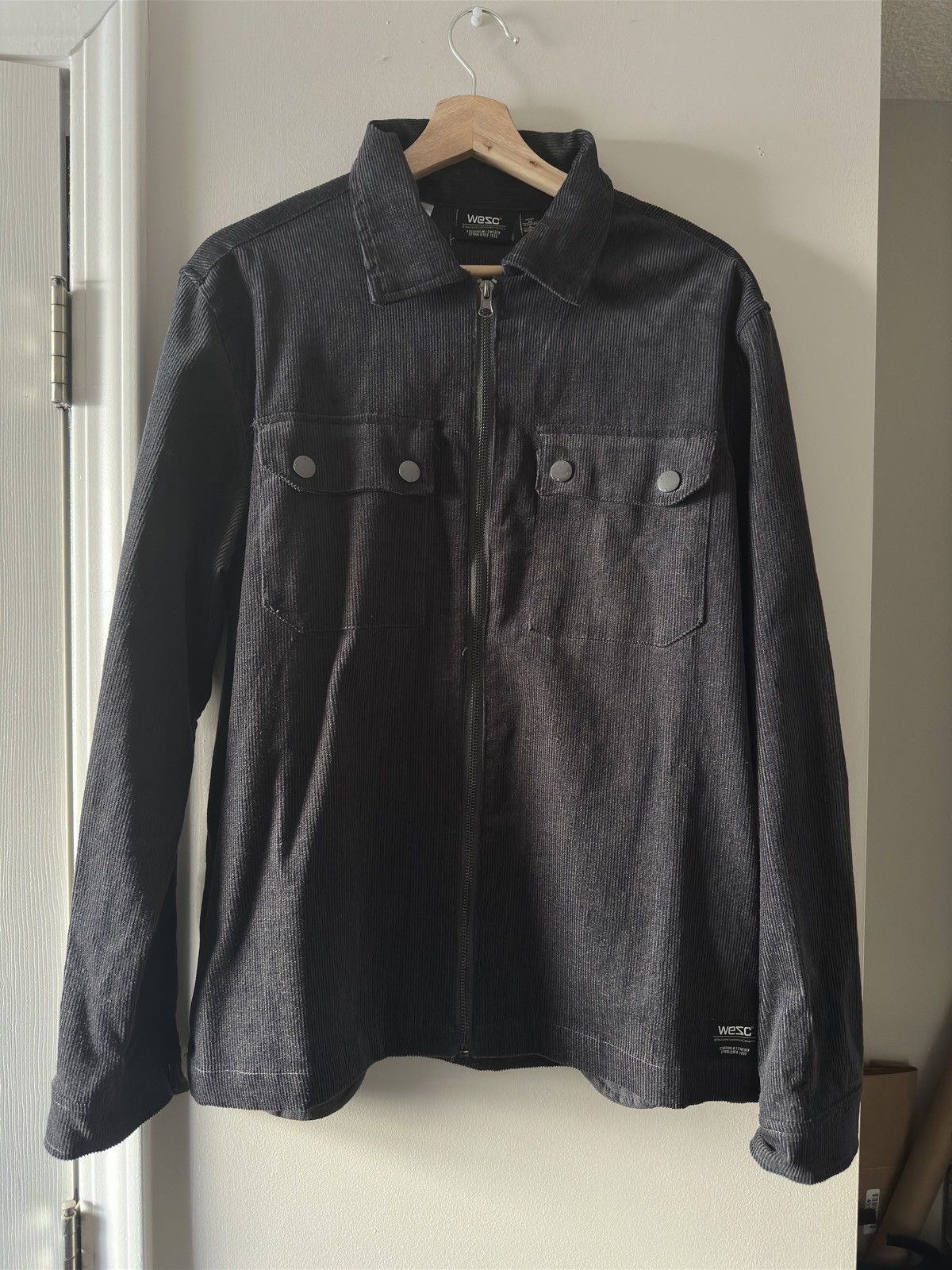 Other corduroy dark grey zip jacket Size US M / EU 48-50 / 2 - 1 Thumbnail