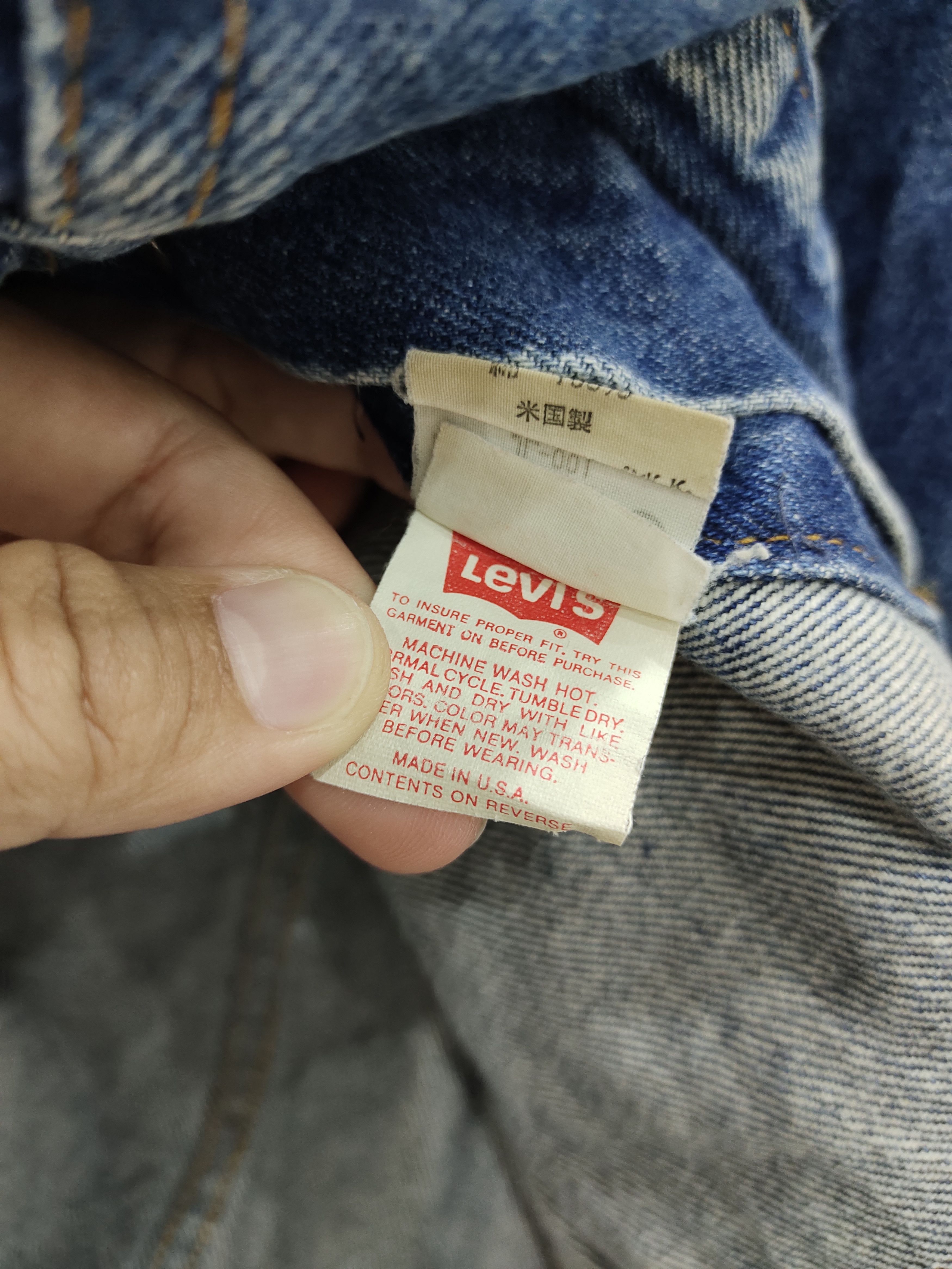 Levi's × Levi's Vintage Clothing × Vintage Vintage USA Levi's Jeans Jacket Size US L / EU 52-54 / 3 - 9 Thumbnail